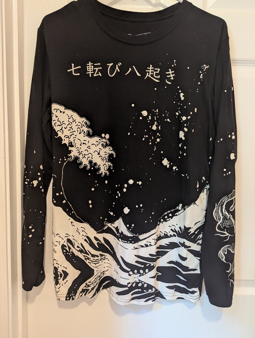 Fresh Laundry The Great Wave Koi Long Sleeve T-Shirt Mo Super Soft